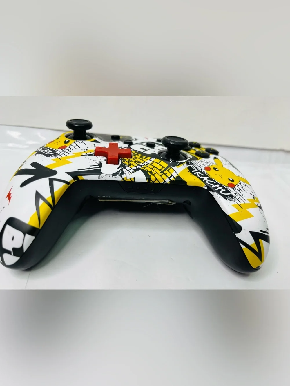 Pikachu-Themed Wireless Game Controller - Yellow, Black & Red